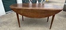 oval walnut drop leaf table for sale  Beaumont