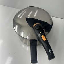 Usado, Panela de pressão Fagor 6L aço inoxidável inox 18/10 vaporizador Espanha BOM comprar usado  Enviando para Brazil