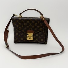 Bolsa de ombro Monceau monograma bolsa feminina marrom LEIA A DESCRIÇÃO comprar usado  Enviando para Brazil