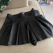 Faux leather skorts for sale  SUTTON