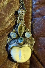 Sterling carved moon for sale  Quincy