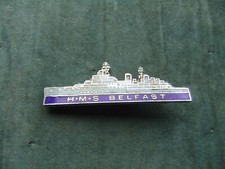 Hms belfast badge for sale  CHRISTCHURCH