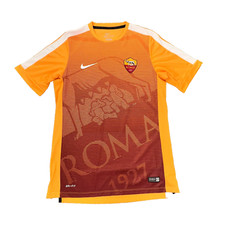 Usado, Camisa de treino AS Roma Nike Dri-Fit 2014-15 pré-jogo 3 laranja marrom Roma 1927 comprar usado  Enviando para Brazil