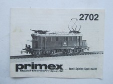 Primex 2702 begleitblatt gebraucht kaufen  Berlin
