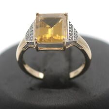 Ring 585 Gold 14 Karat Gelbgold Edelstein Citrin Damen Wert 590,- comprar usado  Enviando para Brazil