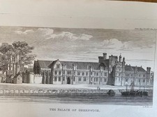 Engraving 1840 palace for sale  UK