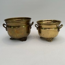 Vintage pair brass for sale  STOKE-ON-TRENT