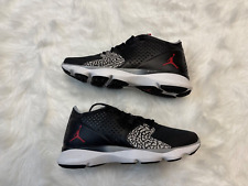 Tênis Nike Air Jordan Flow preto cimento masculino tamanho 11 833969-001 comprar usado  Enviando para Brazil