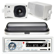 PLCDBT65 Marine Boat CD MP3 Rádio USB Player/Capa 2 Caixa Alto-falantes comprar usado  Enviando para Brazil