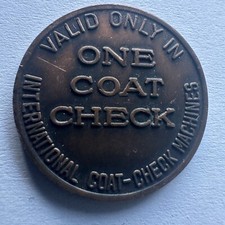 Vancouver International Coat Check Corp. Ltd. Um token de xadrez de casaco., usado comprar usado  Enviando para Brazil
