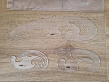 Zeichenschablonen 3er set gebraucht kaufen  Nürnberg