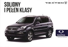 SsangYong Rexton 2016 catalogue brochure, używany na sprzedaż  PL