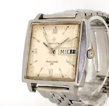 Pulseira masculina original anos 70 INVICTA grande automática data 25 dias cal suíça AS 1916 comprar usado  Enviando para Brazil