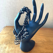 Usado, KATY PERRY PRISM Coleção Pulseira Berloque Rugido Preto Branco Strass Brilhante comprar usado  Enviando para Brazil