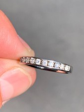 Platinum diamond half for sale  BRIGHTON