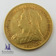Goldmünze england half gebraucht kaufen  Bremen