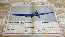 Folha de dados original da Aero Engineering nº. 36 Bristol Type 138A comprar usado  Enviando para Brazil