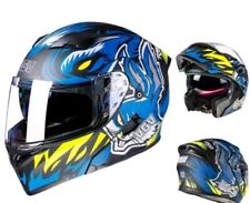 Motorradhelm blau cool gebraucht kaufen  Bannewitz