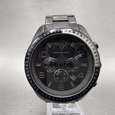 Relógio cronógrafo masculino Armani Exchange 47 mm mostrador preto tom preto data nova bateria comprar usado  Enviando para Brazil