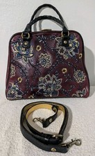 Bolsa de mão bordada Patricia Nash provençal Artesa satchel tiracolo Borgonha  comprar usado  Enviando para Brazil