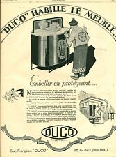 Publicité ancienne meubles d'occasion  France