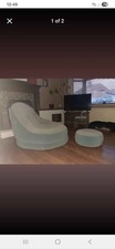 Inflatable chair footstool for sale  SPALDING