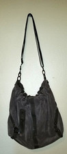 Bolsa de ombro Anthropologie cinza camurça patenteada da Bica Cheia comprar usado  Enviando para Brazil