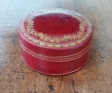 Vintage red leather for sale  BIGGAR