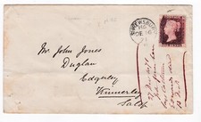 1871 QV FINE 1d PRATO DE SELO VERMELHO CENTAVO 135 NA CAPA DE SHREWSBURY PARA SHROPSHIRE, usado comprar usado  Enviando para Brazil