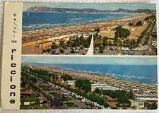 Cartolina riccione rimini usato  Italia