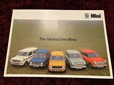 Mini range brochure for sale  THATCHAM