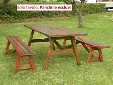 Tavolo giardino legno usato  Villa Celiera