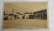 Cartolina galliate piazza usato  Genova