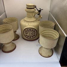 Vintage wine goblets for sale  EDENBRIDGE