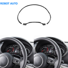 Para Audi A3 S3 RS3 8V 13-19 acabamento de tampa de quadro velocímetro fibra de carbono real comprar usado  Enviando para Brazil