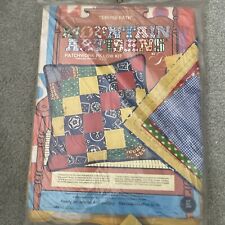 Kit de travesseiros vintage Mountain Artisans patchwork caminho cruz 1973 fechado comprar usado  Enviando para Brazil