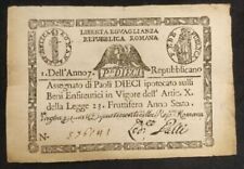 Paoli 1798 stato usato  Roma