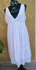 Robe coton dentelles d'occasion  Nice-