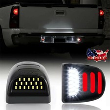 2x LED placa de licença luz tubo DRL vermelho para Chevy Silverado GMC Sierra 1500 2500 comprar usado  Enviando para Brazil