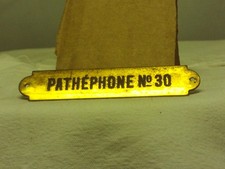 Plaque pathephone 30 d'occasion  Gap