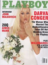 Usado, PLAYBOY August 2000-Darva Conger Nude, Dorothy Stratten, John Malkovich Intervw comprar usado  Enviando para Brazil