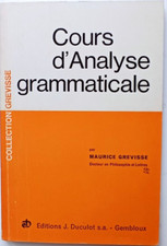 Cours analyse grammaticale d'occasion  Henrichemont