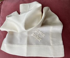 1950s embroidered monogram for sale  KETTERING