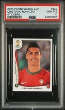 2014 Panini Copa do Mundo FIFA Brasil Álbum Adesivos Cristiano Ronaldo PSA 10 GEM ESTADO PERFEITO comprar usado  Enviando para Brazil