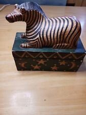 Zebra decorative box for sale  Estes Park