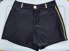 Bermuda jeans pit bull brasileira sexy elevação de bumbum preta cintilante marca tamanho 6 , usado comprar usado  Enviando para Brazil