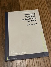 Kurzvortrag assessorexamen ziv gebraucht kaufen  Berlin