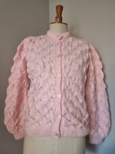 Cardigan rose tricoté d'occasion  Hergnies