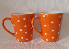 Orange white dots for sale  MABLETHORPE