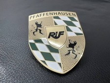 Usado, Emblema de capô emblema de metal para carro estilo Porsche RUF logotipo de metal verde novo comprar usado  Enviando para Brazil
